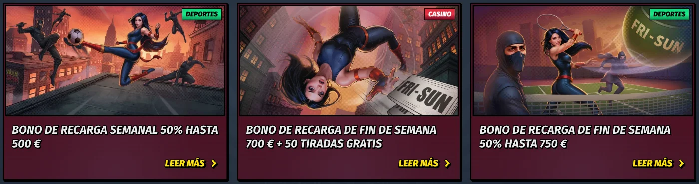 Ofertas y promociones exclusivas de AllySpin Casino